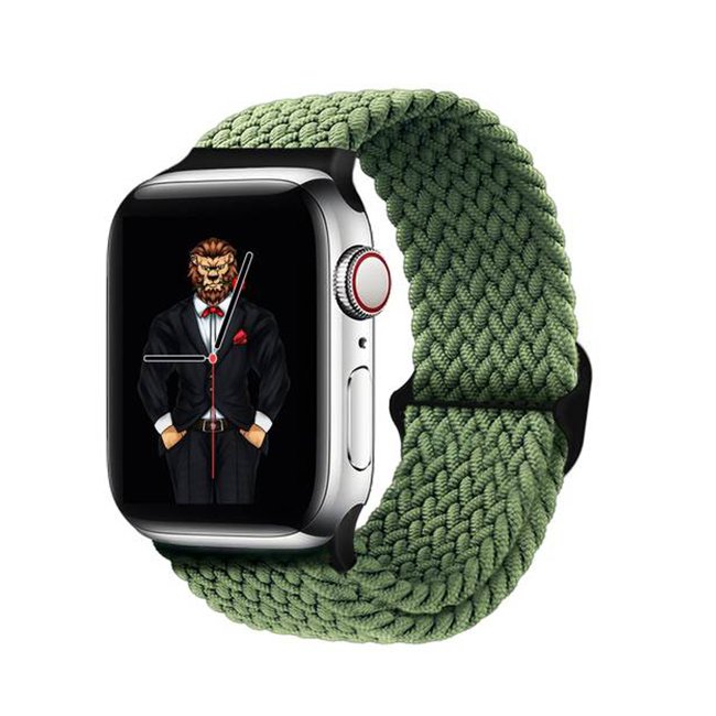 بند اپل واچ برند Green مدل Braided Solo Loop Adjustable