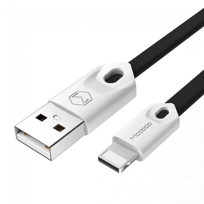 کابل شارژ و تبدیل USB به لایتنینگ برند مک دودو Mcdodo با طول 1 متر