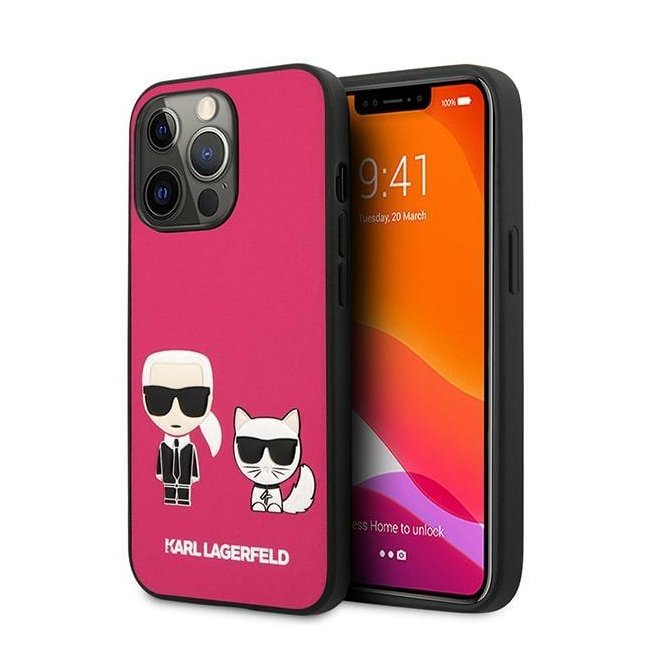کیس چرمی اورجینال برند کارل لاگرفیلد Karl Lagerfeld مناسب آیفون ۱۳