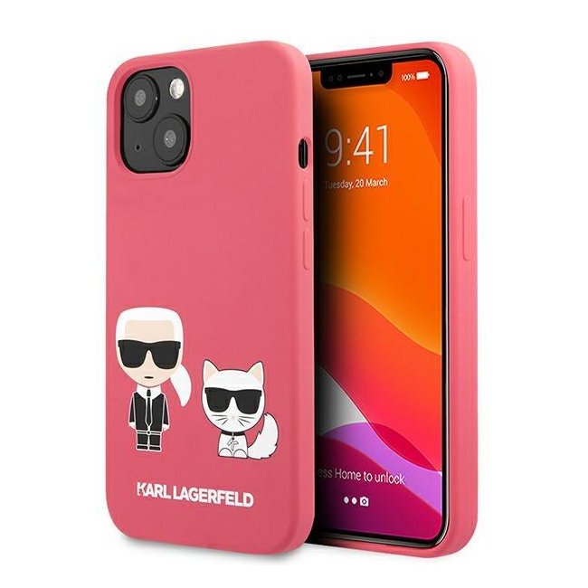 کیس سیلیکونی اورجینال برند کارل لاگرفیلد Karl Lagerfeld مناسب آیفون ۱۳ پرو مکس