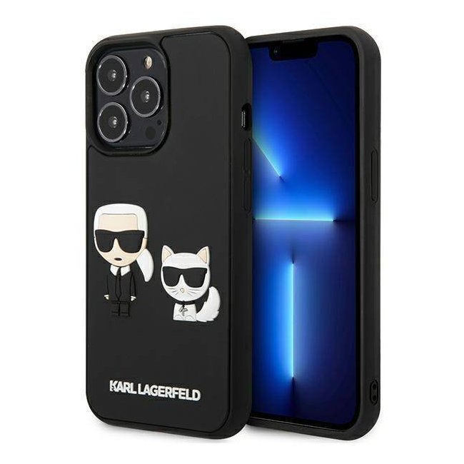 کیس سیلیکونی اورجینال برند کارل لاگرفیلد Karl Lagerfeld مناسب آیفون ۱‍۳ 