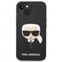 کیس سیلیکونی اورجینال برند کارل لاگرفیلد Karl Lagerfeld مناسب آیفون ۱۴ و پشتیانی MagSafe