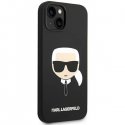 کیس سیلیکونی اورجینال برند کارل لاگرفیلد Karl Lagerfeld مناسب آیفون ۱۴ و پشتیانی MagSafe