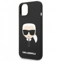 کیس سیلیکونی اورجینال برند کارل لاگرفیلد Karl Lagerfeld مناسب آیفون ۱۴ و پشتیانی MagSafe
