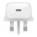 شارژر دیواری برند بلکین Belkin با قابلیت شارژ سریع PD 30W به همراه کابل لایتنینگ به Type-C