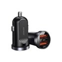 شاژر فندکی فست شارژ ماشین 30 وات ۲ پورت USB