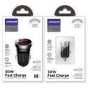 شاژر فندکی فست شارژ ماشین 30 وات ۲ پورت USB