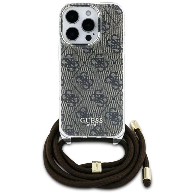 قاب Guess (اورجینال) مدل کراس بادی برای آیفون ۱۶ پرو