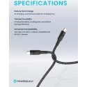 کابل USB-C به USB-C پاورولوژی Powerology