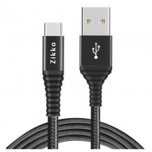 کابل تبدیل USB به USB-C برند Zikko با طول 1.5 متر