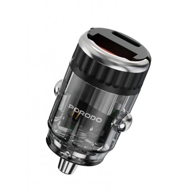 شارژر ماشین Porodo دو پورت شفاف