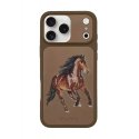 قاب Boris Series Horse Embroidery MagSafe برای آیفون 17 پرو مکس