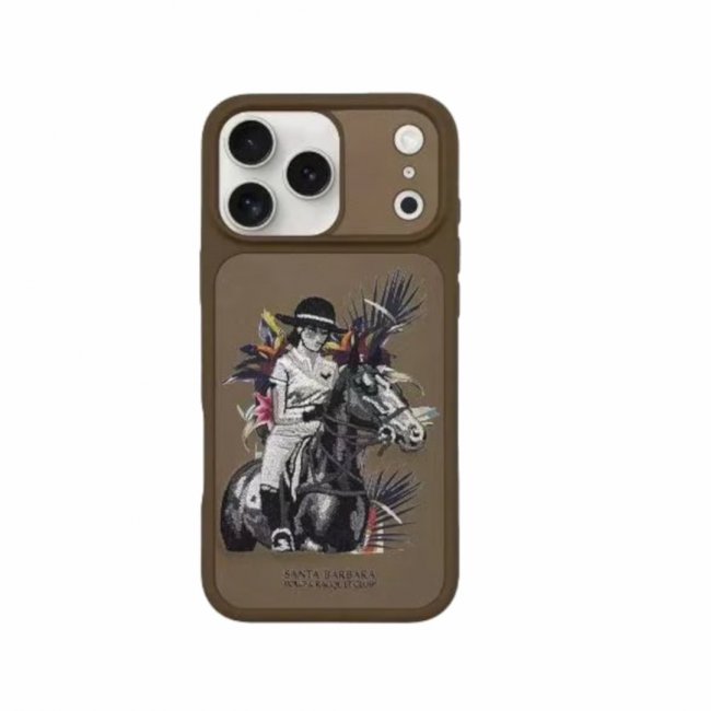 قاب چرمی Santa Barbara Polo & Racquet Club مدل Cedric برای ایفون 17 پرومکس و پرو