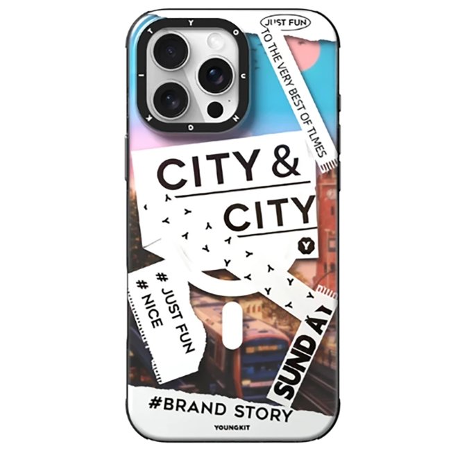 قاب گوشی iPhone 16 Pro Max YoungKIt مدل CHScx001 (Cyberpunc)