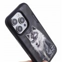قاب گوشی آیفون 15 پرو مکس طرح Nimmy Pet با گلدوزی سه بعدی طرح Wolf