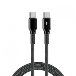 کابل شارژ سریع WiWU Drualink USB-C to USB-C با طول 1 متر