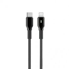 کابل شارژ سریع WiWU Drualink USB-C to Lightning با طول 1 متر