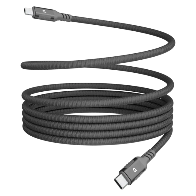 کابل تبدیل USB-C به لایتنینگ مغناطیسی پاورولوجی مدل Malinka Weave