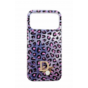 قاب پلنگی صورتی لاکچری Dior Charm | آیفون 17 پرومکس