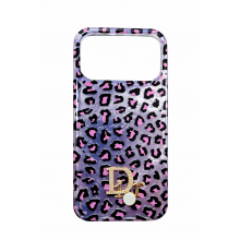 قاب پلنگی صورتی لاکچری Dior Charm | آیفون 17 پرومکس