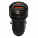 LEVELO شارژر فندکی سریع با USB-A و Type-C
