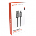 خرید کابل تایپ سی به USB-A پرودو مدل PD-WV3AC1 | ضدگره و بادوام