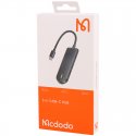 هاب USB-C پنج پورت مک دودو مدل 5-in-1 با پورت LAN گیگابیتی و شارژ 100 وات PD