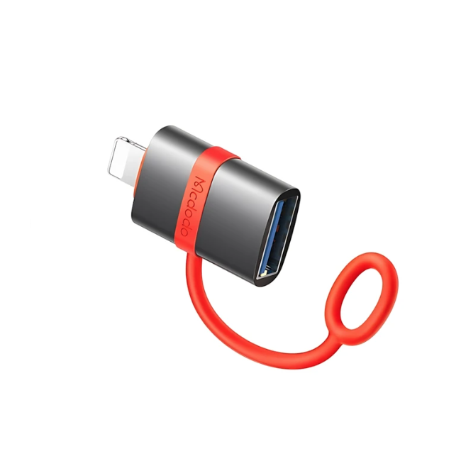 مبدل OTG برای تبدیل USB به لایتنینگ برند مک دودو Mcdodo