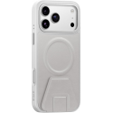 قاب چرمی Levelo ARCEN برای iPhone 18 Pro و iPhone 17 Pro با استند و مک سیف - زرشکی