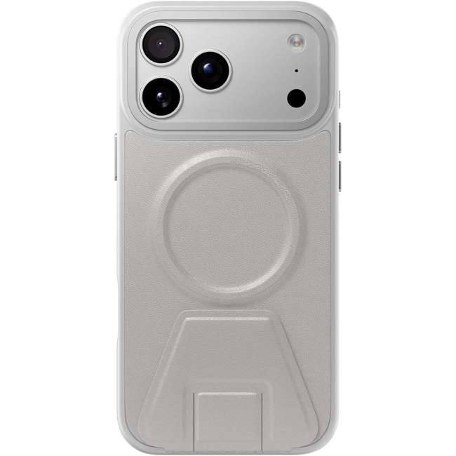 قاب چرمی Levelo ARCEN برای iPhone 18 Pro و iPhone 17 Pro با استند و مک سیف - زرشکی