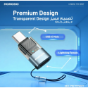 تبدیل OTG لایتنینگ به USB-C پرودو MiniLink مدل PDLTOC50GY