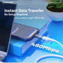 تبدیل OTG لایتنینگ به USB-C پرودو MiniLink مدل PDLTOC50GY