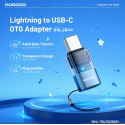 تبدیل OTG لایتنینگ به USB-C پرودو MiniLink مدل PDLTOC50GY