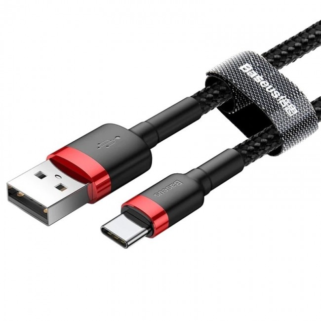 کابل تبدیل USB به USB Type-c باسئوس مدل Cafule Cable