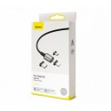 کابل آهنربایی سه سر بیسوس Baseus TZCAXC Zinc magnetic Cable Kit 2m