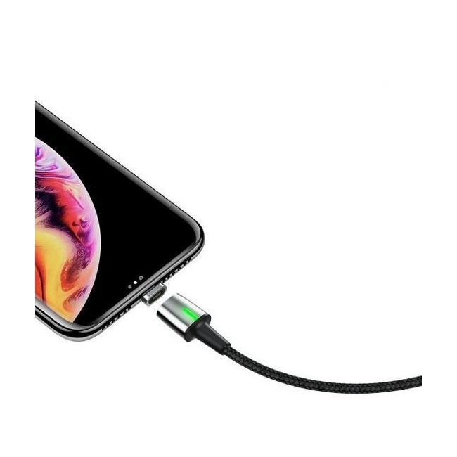 کابل آهنربایی سه سر بیسوس Baseus TZCAXC Zinc magnetic Cable Kit 2m