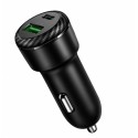 شارژر فندکی Macdodo با دو پورت USB و Type-C با قابلیت شارژ سریع Fast Charge