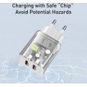 آداپتور برند Baseus بیسوس 10.5 وات به همراه کابل USB به Lightning یک متری