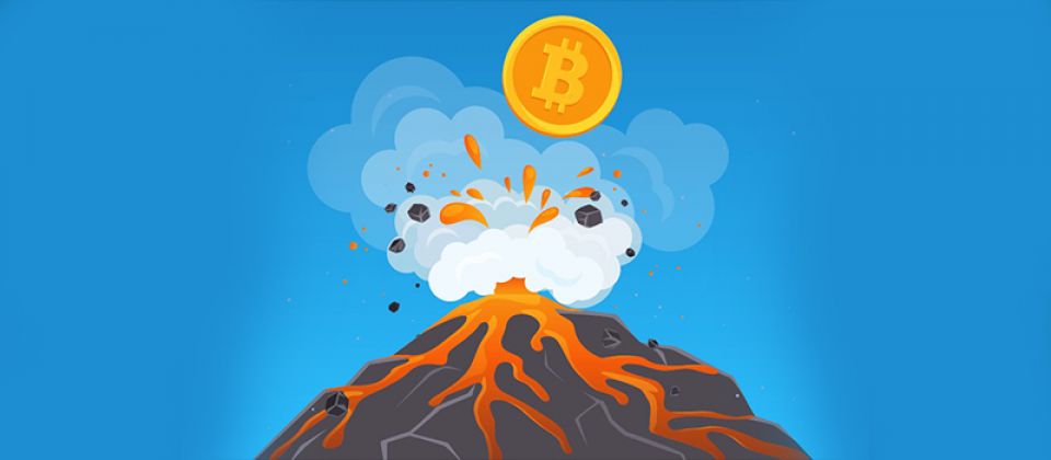 استخراج بیت‌کوین از آتش ‌فشان!