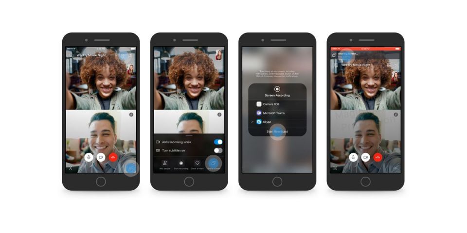 مایکروسافت قابلیت Screen Sharing را به اپلیکیشن‌های اندرویدی و iOS اسکایپ اضافه کرد