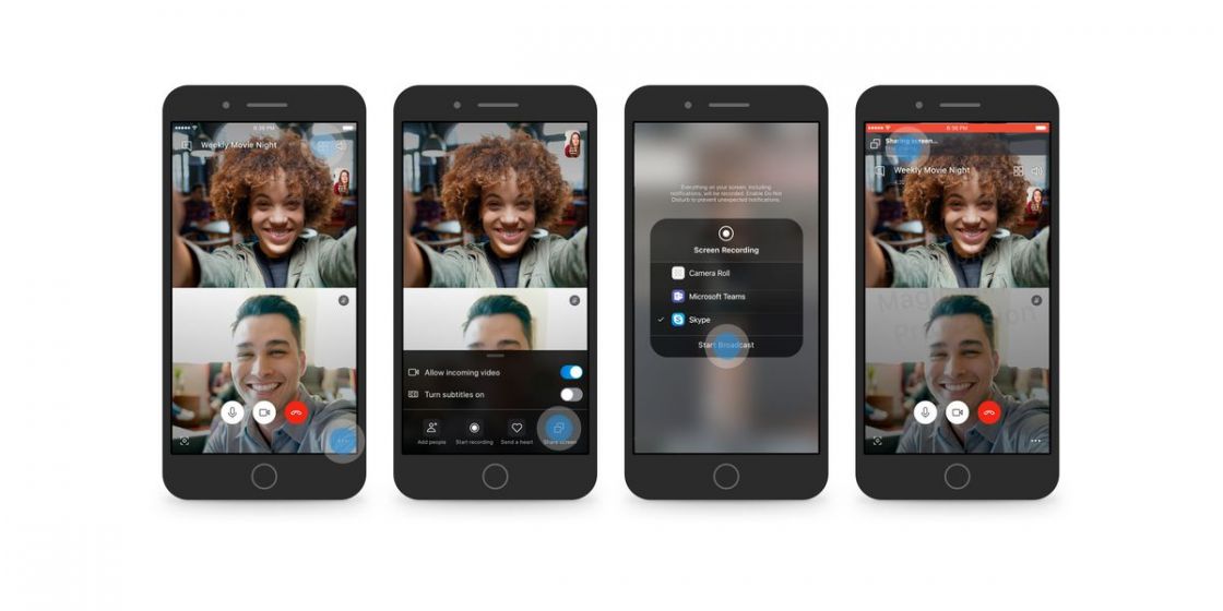 مایکروسافت قابلیت Screen Sharing را به اپلیکیشنهای اندرویدی و iOS اسکایپ اضافه کرد
