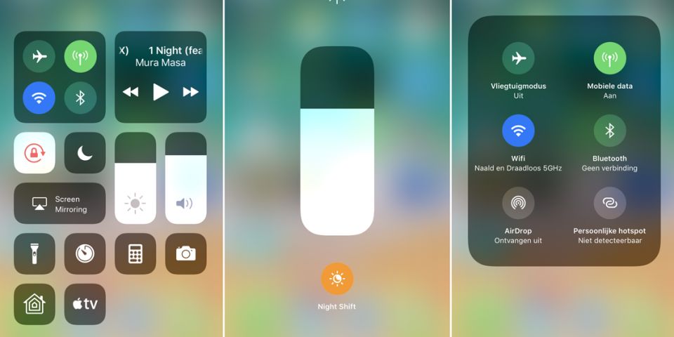 ۱۰  ویژگی جدید Control Center در iOS 11