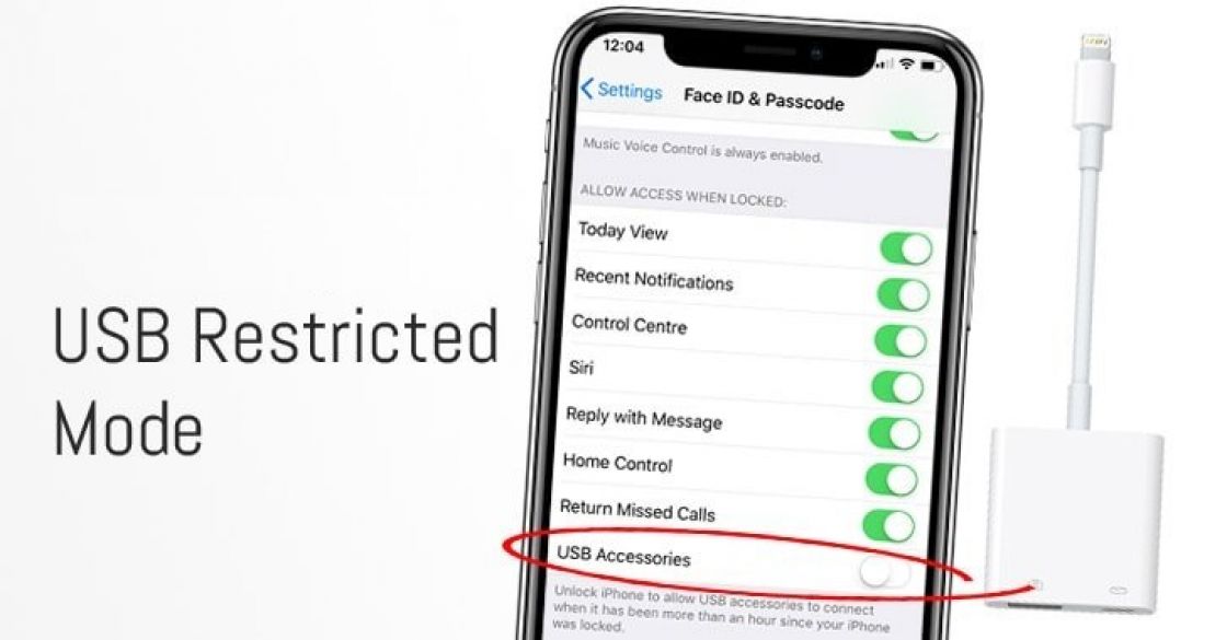 با قابلیت USB Restricted Mode در iOS 11.4.1 آشنا شوید