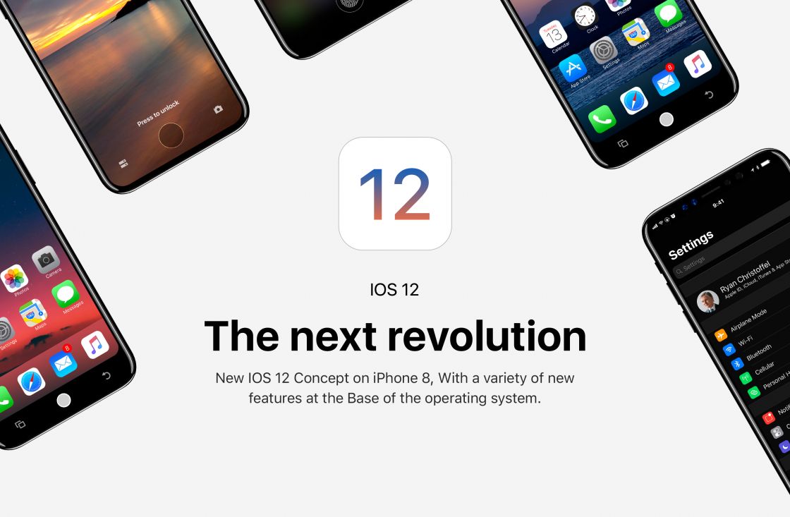طرح مفهومی iOS 12 منتشر شد