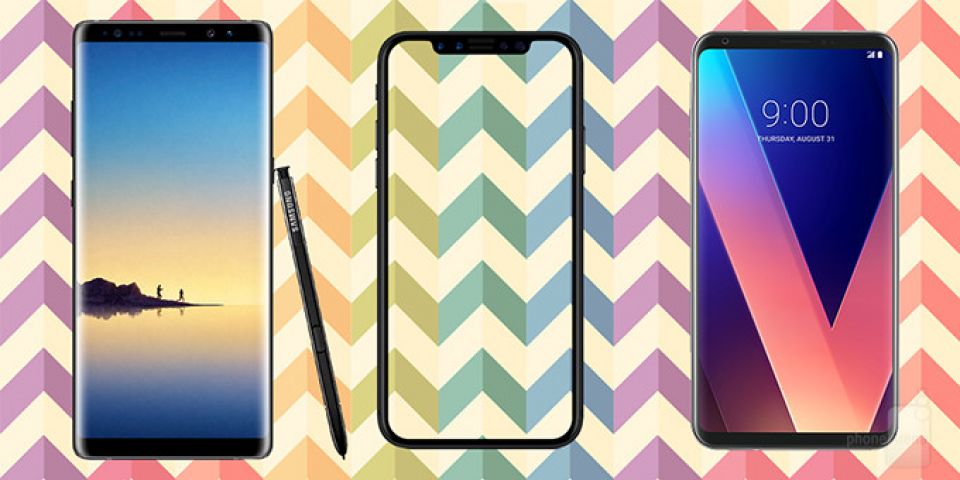 مقایسه آیفون X در برابر گلکسی نوت ۸ و ال جی V30