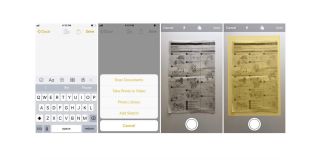 چگونه در آیفون با برنامه ی notes،مدارک را اسکن کنیم؟