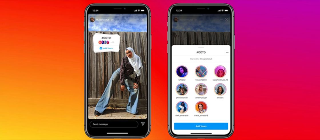 استیکر Add Yours، با هدف تعامل میان کاربران در استوری اینستاگرام
