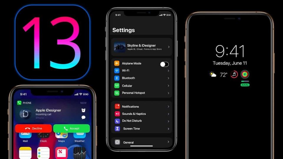 مشخصات منحصر به فرد iOS13